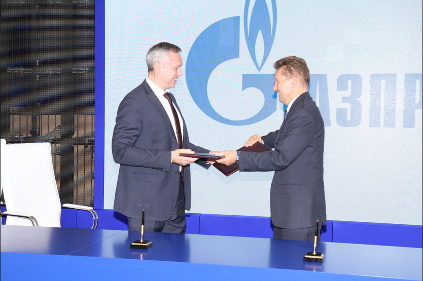 Травников подписал с ПАО «Газпром» дорожную карту будущих проектов