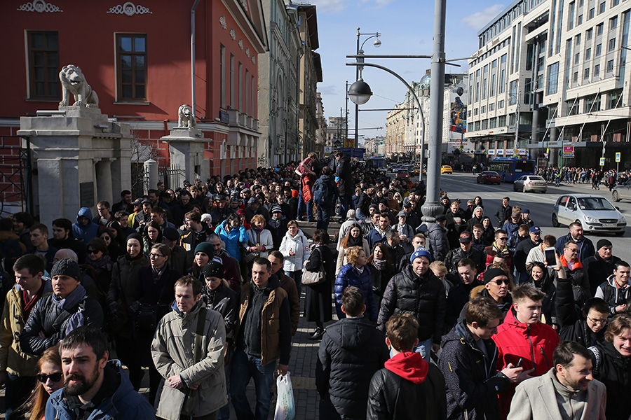 В Москве прошла крупнейшая за пять лет акция протеста
