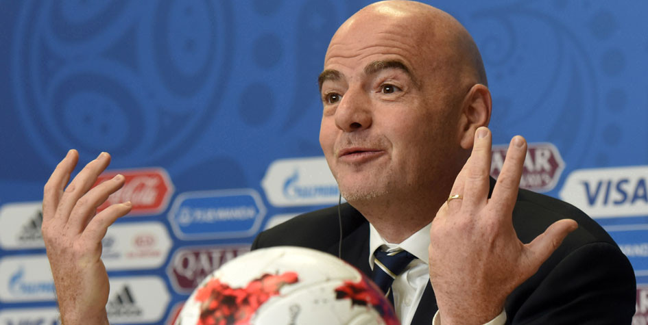 Президент ФИФА назвал стадионы России выражением ее духа и страсти