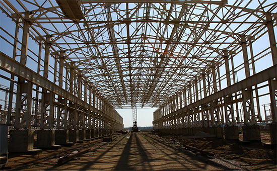 Строительная площадка Тайшетского алюминиевого завода




