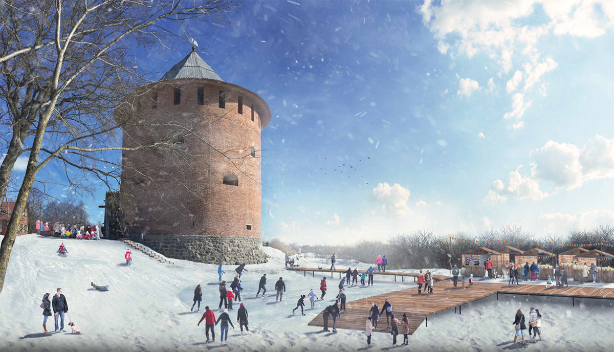 Белая башня Великий Новгород