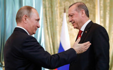 Владимир Путин и Реджеп Тайип Эрдоган (слева направо)
