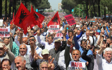 Протесты в Албании


