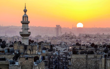 Вид на сирийский город Алеппо. 5 октября 2016 года
