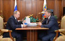 Владимир Путин и Борис Титов


