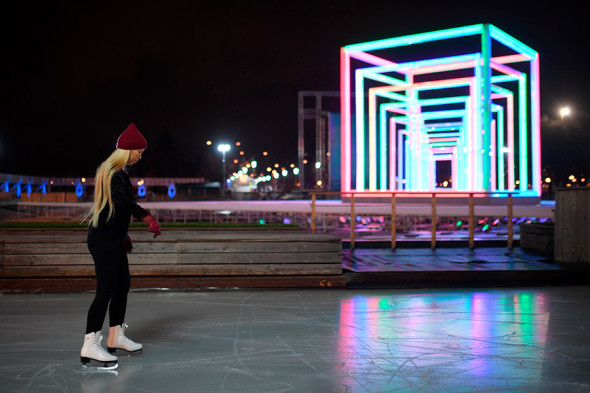 Парк горького на новый год 2018 Парк горького на новый год 2018