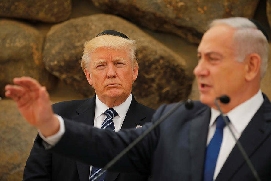 Дональд Трамп и ​Биньямин Нетаньяху


