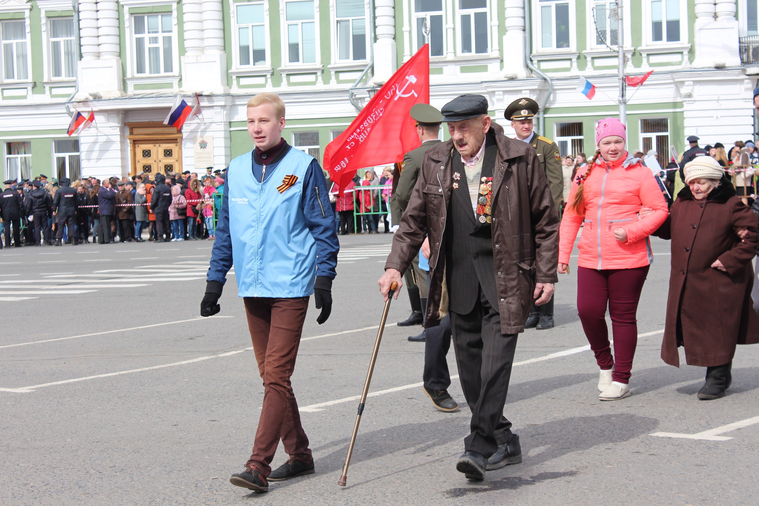 Прямой эфир парада Победы в Вологде организует Ростелеком