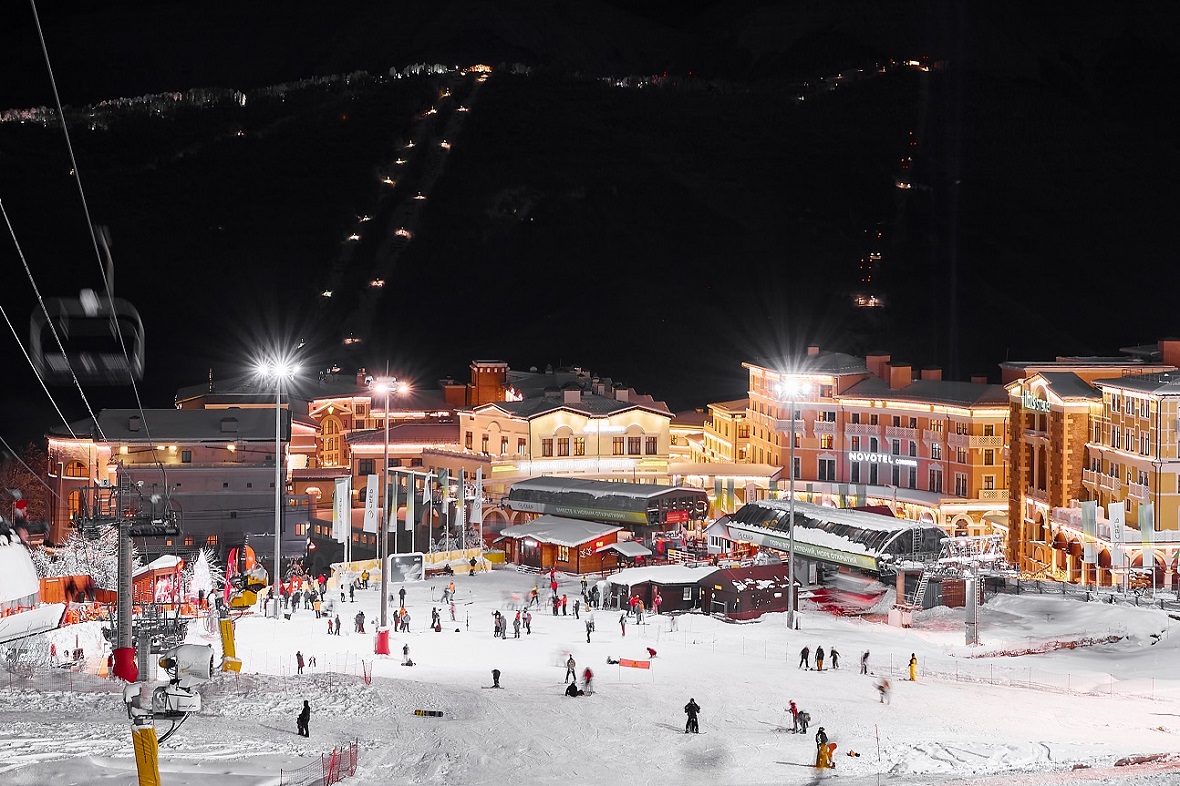 На Курорте Красная Поляна 22 января открывают все горнолыжные трассы