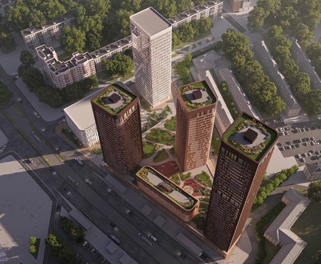 В центре Екатеринбурга запускают новый деловой квартал