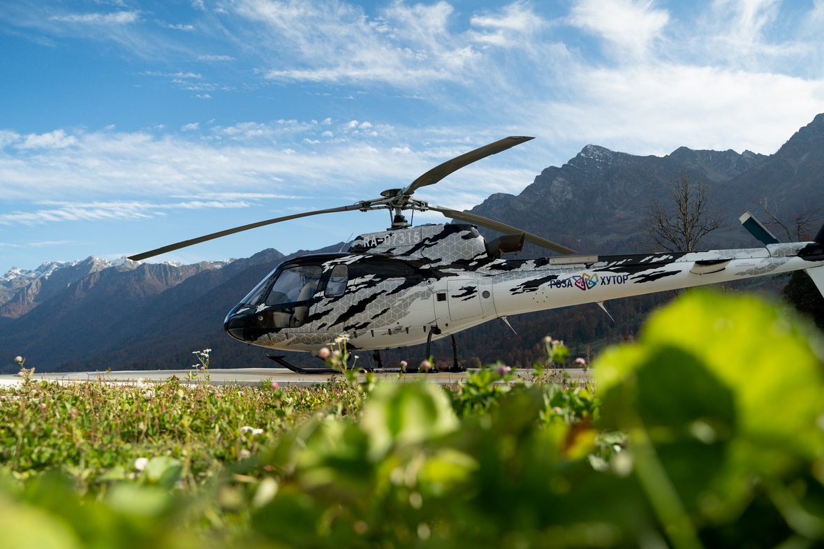 «Роза Хутор» и аэропорт Сочи организуют вертолетный трансфер