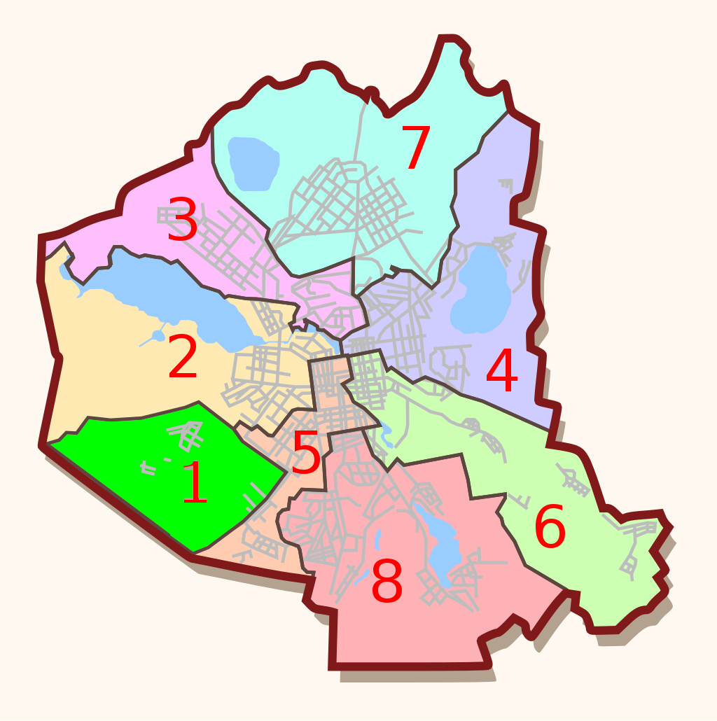Карта: администрация Екатеринбурга