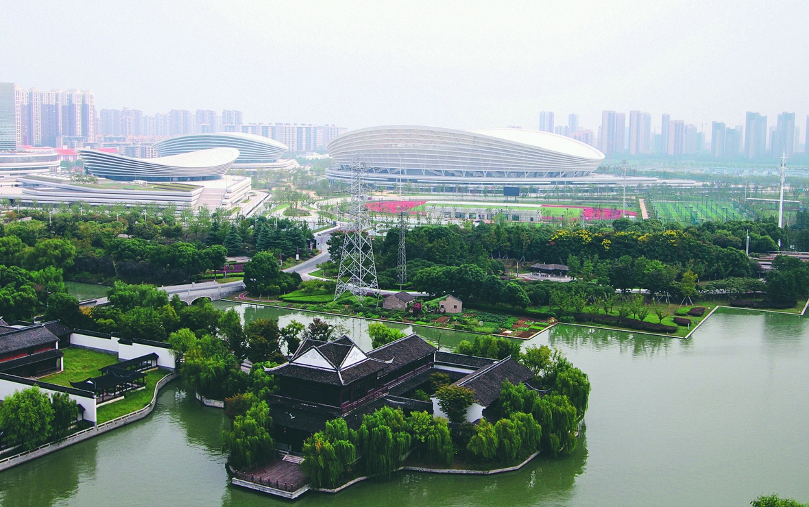 Индустриальный парк «Сучжоу», созданный в 1994 году как проект сотрудничества между Китаем и Сингапуром