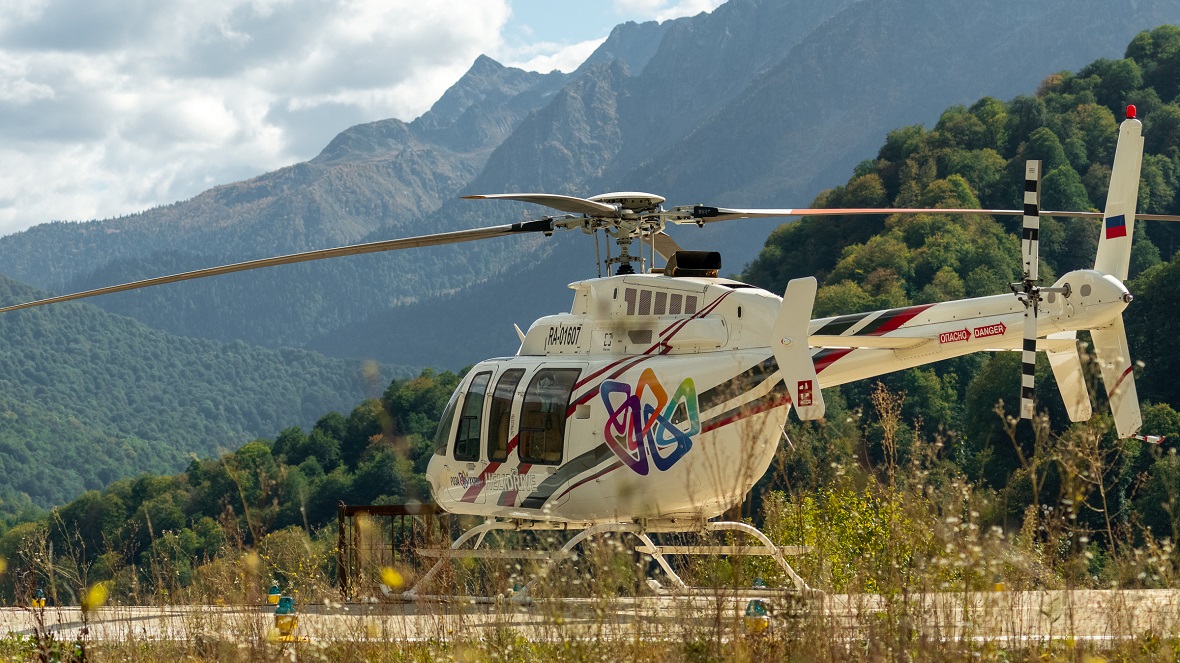 «Роза Хутор» открыл первый пассажирский горный «Вертолетный центр» в РФ