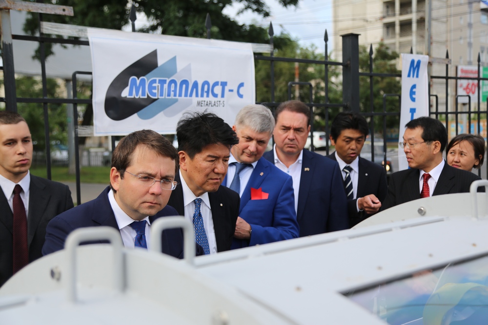 В Воронеже презентовали японскую технологию санации трубопровода 