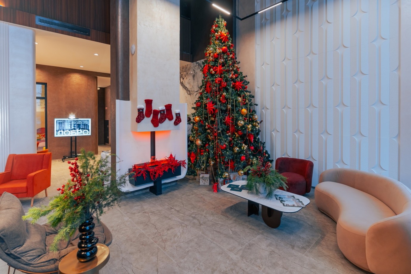 В ЖК «Добро» открыли первое гранд-лобби Тюмени