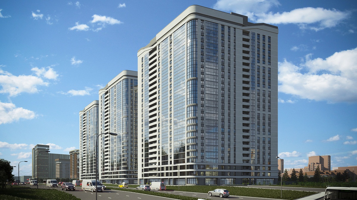 «Сакура Парк» — современный жилой комплекс в «новом центре» столицы Сибири. (фото: ГК «Расцветай»)