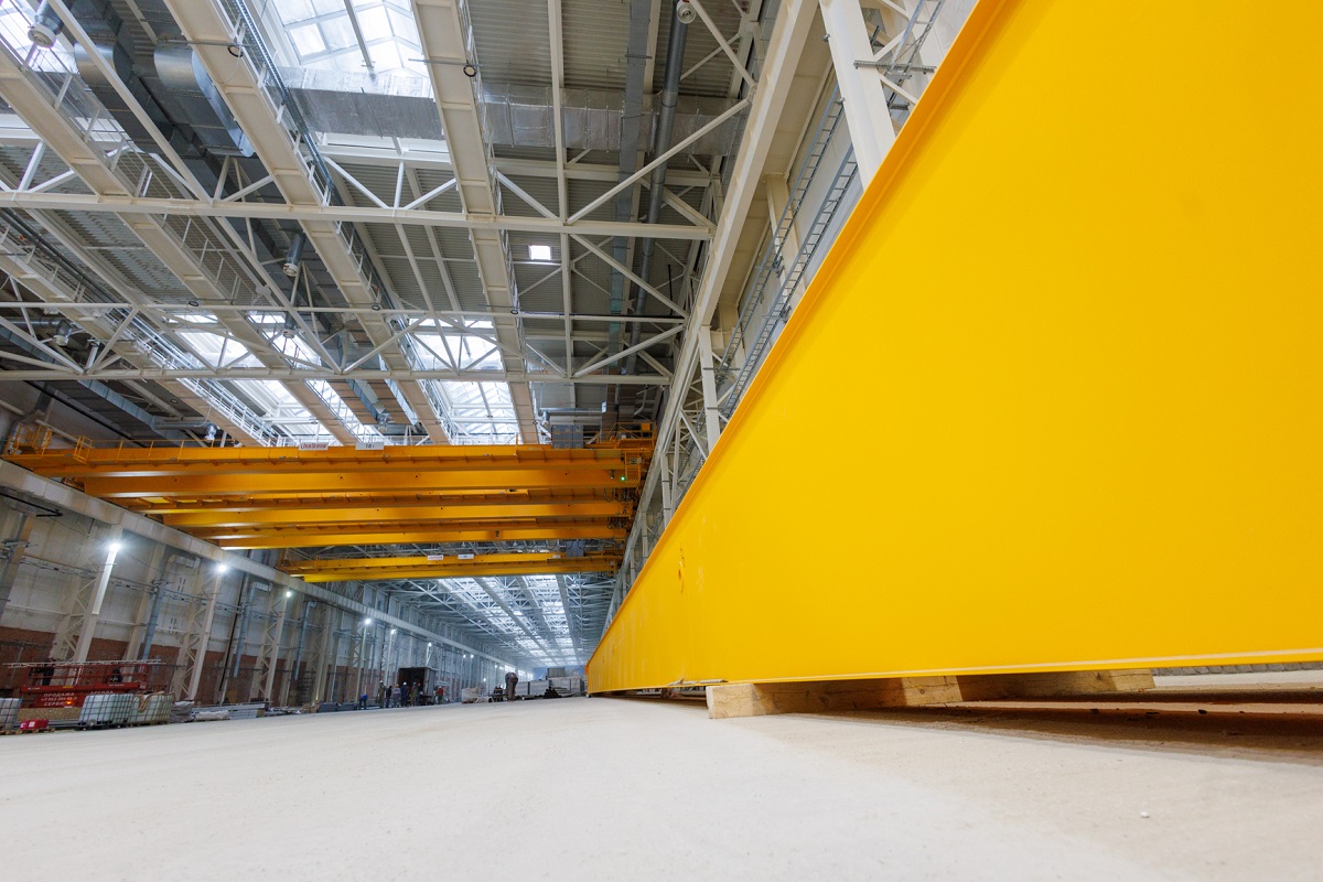 В новом здании завода ВСП завершили заливку фундаментов под оборудование