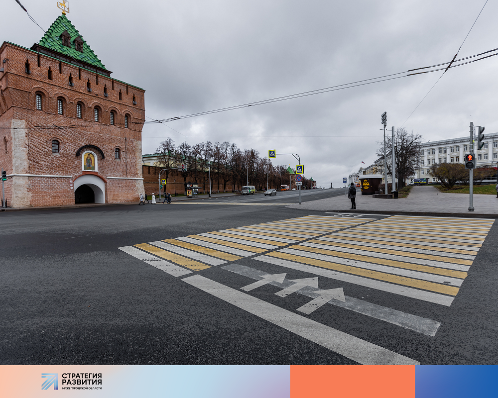 Какие работы велись на центральных улицах Нижнего Новгорода в 2021 году