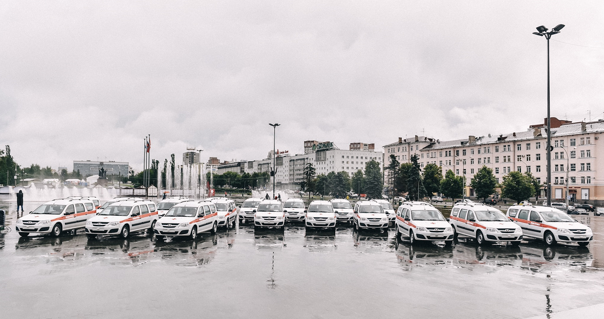 В Прикамье 17 больниц получили новые медицинские автомобили