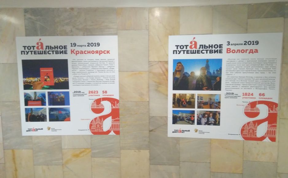 В Новосибирском метро открылась выставка «Тотальное путешествие»