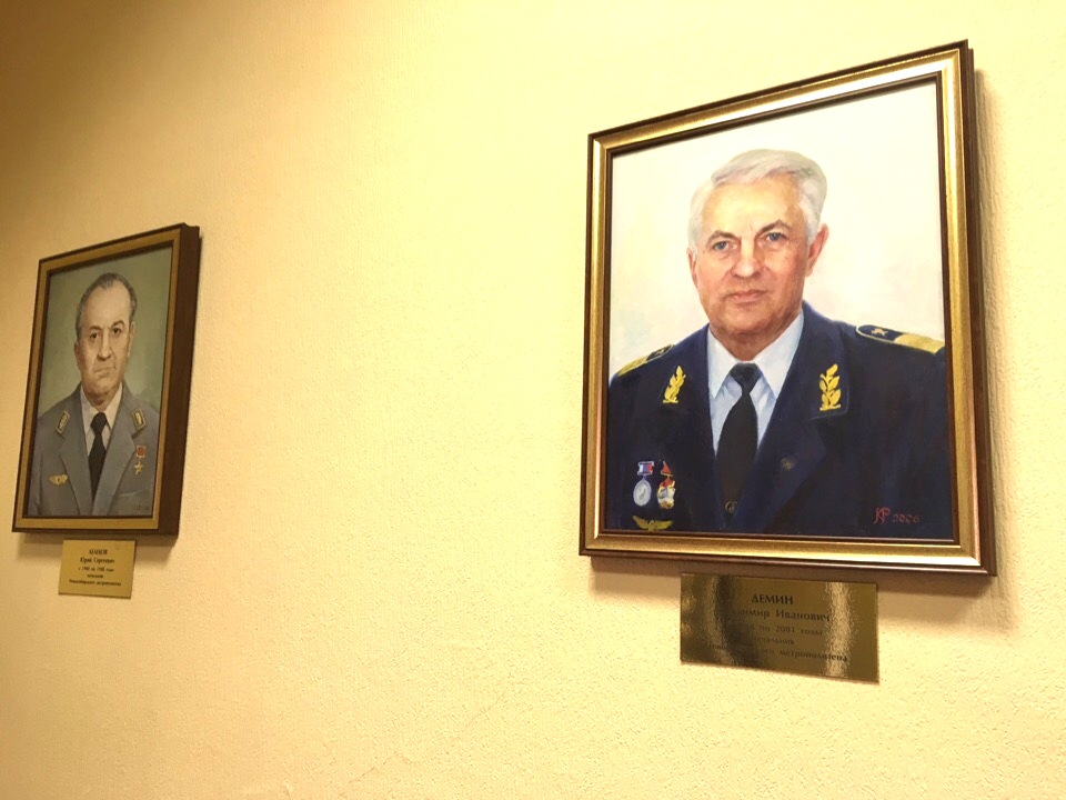 Первые начальники Новосибирского метрополитена Юрий Лелеков (с 1984 по 1988 годы) и Владимир Демин (с 1988 по 2001 годы)