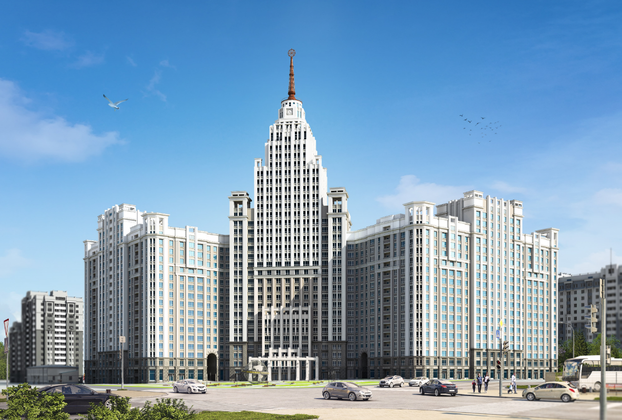 У метро «Чкаловская» построят «Сталинскую высотку» и обустроят сквер