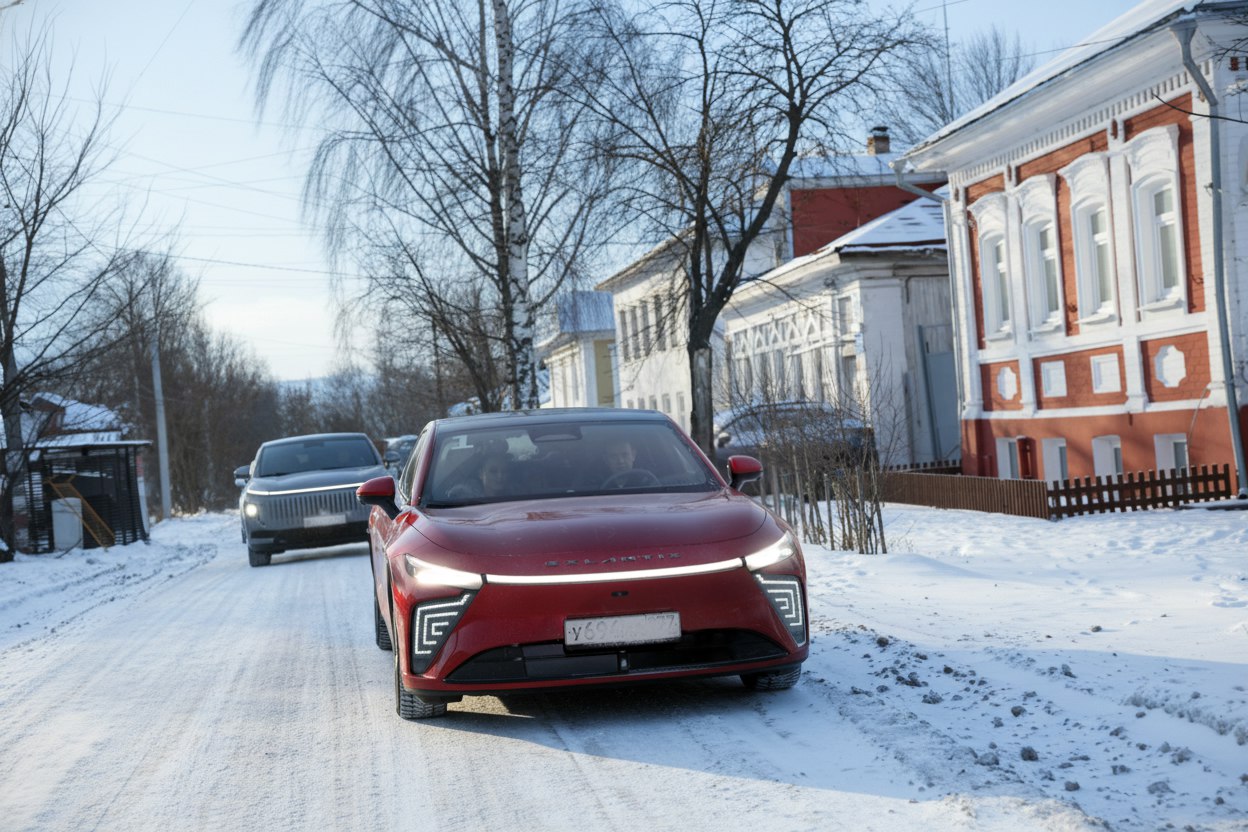 Зимний автопробег как способ протестировать гибридные модели EXLANTIX