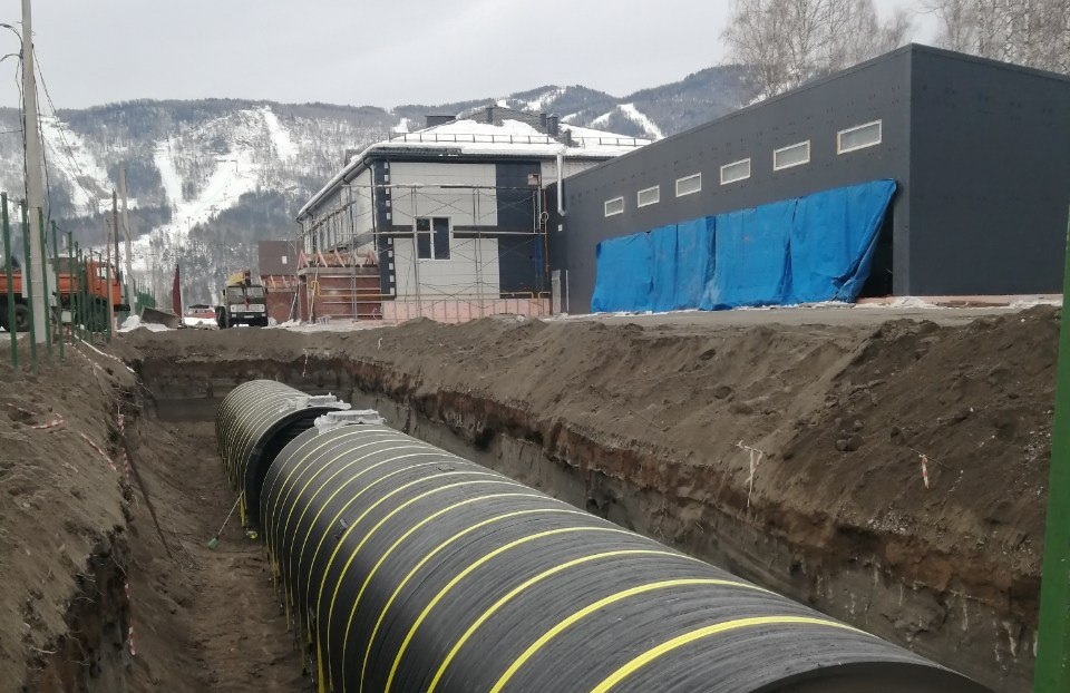 Курорт «Манжерок» строит новое здание полиции в селе Озерное на Алтае 