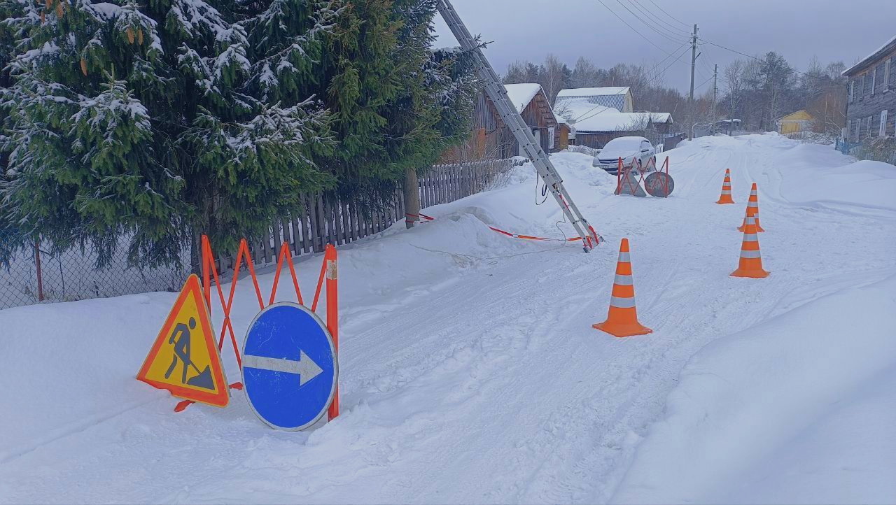 Все улицы посёлка Белоусово Вологодской области охвачены оптикой