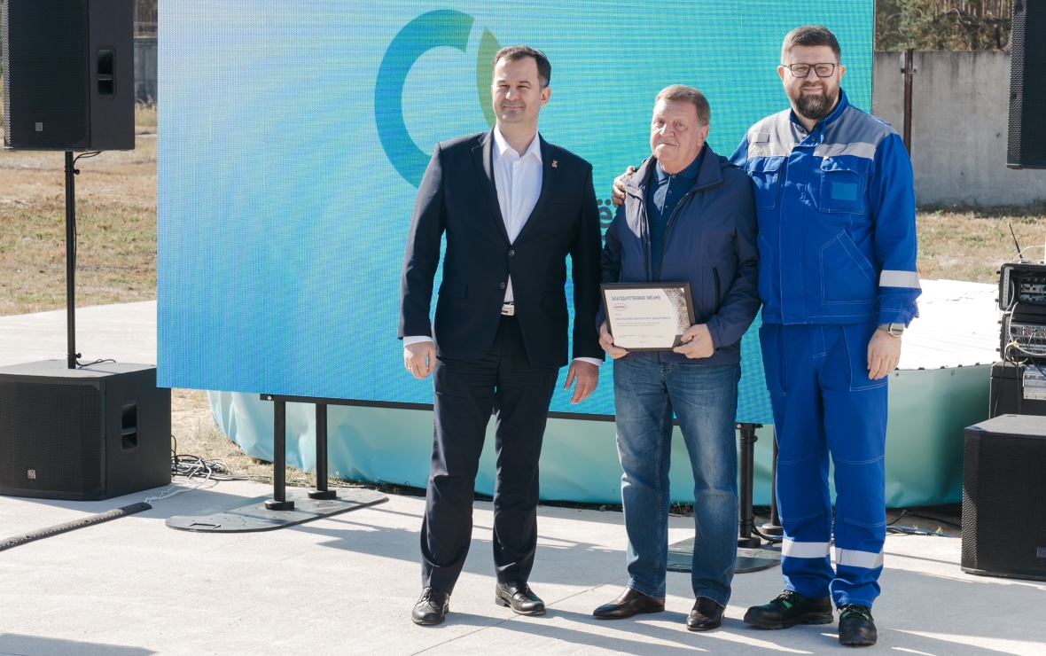 Максим Корольков, Валентин Москалев, Сергей Чеботарев (Фото: пресс-служба НЛМК)