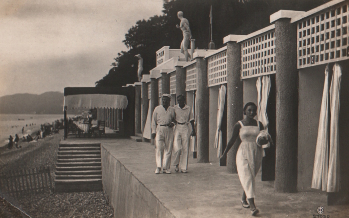 Фото: МБУК «Музей истории города-курорта Сочи», Пляж Ривьера, 1937 год