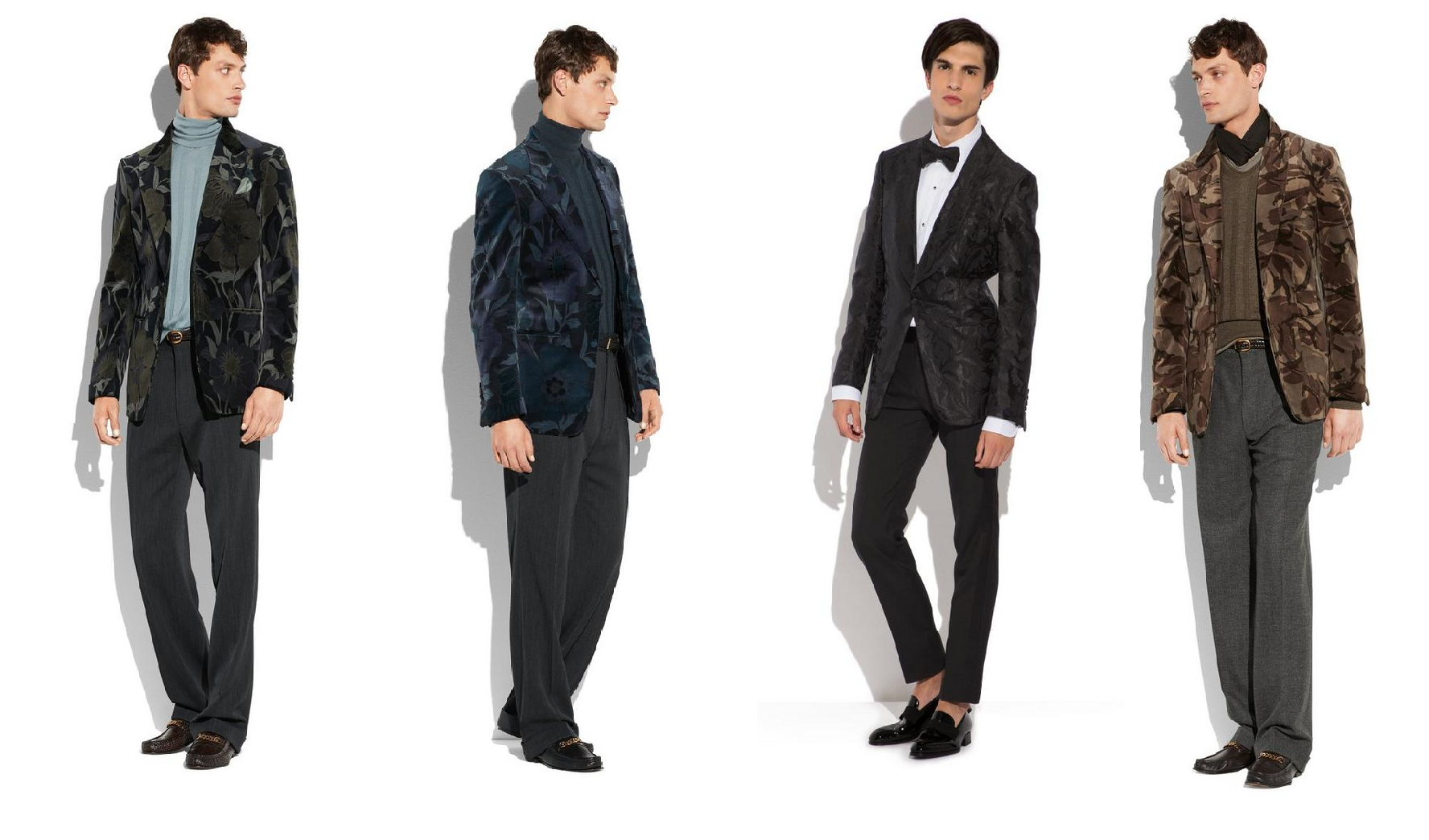 Стильные мужские фантазийные пиджаки в коллекции TOM FORD