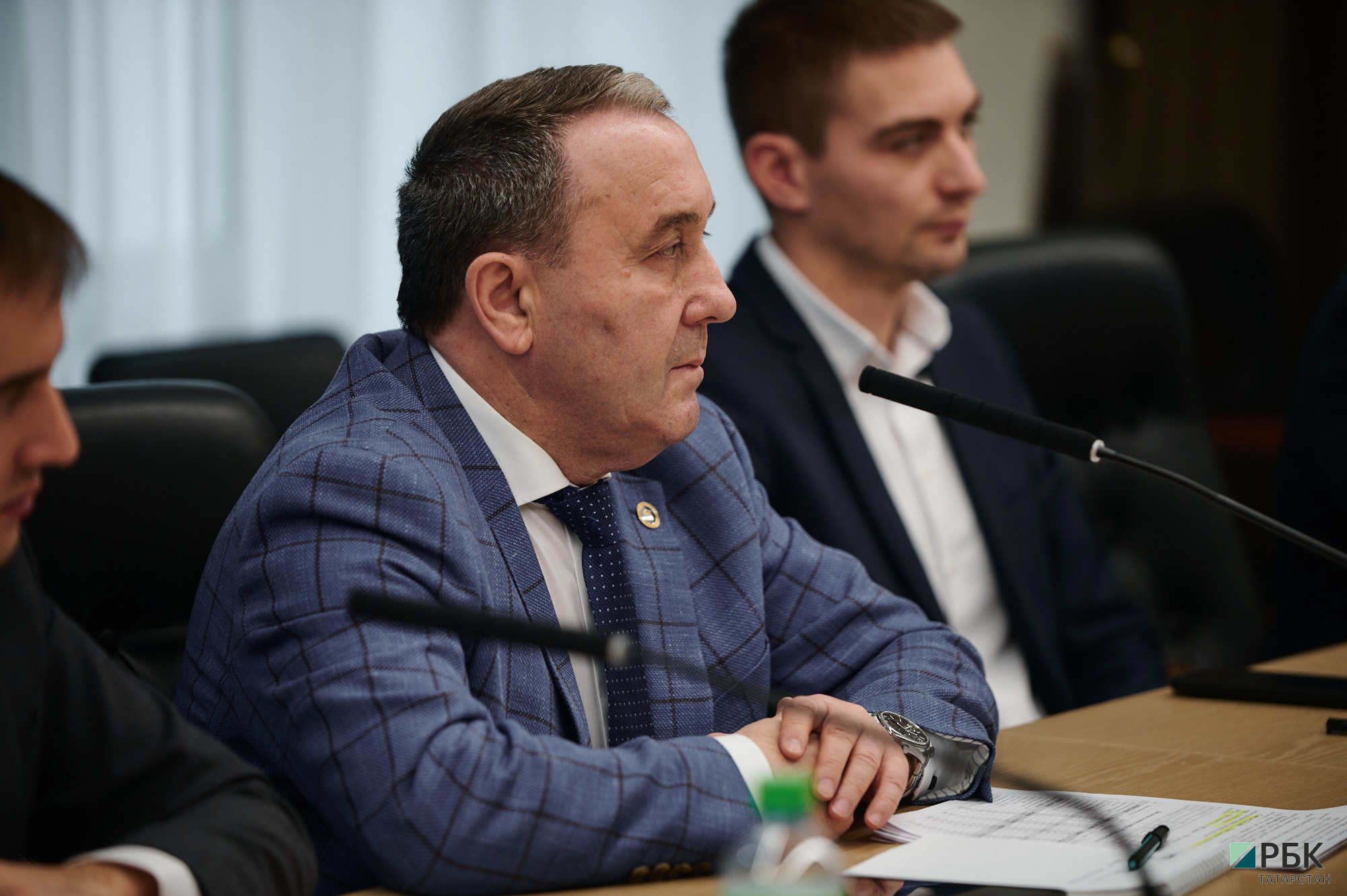 На фото: заместитель министра строительства, архитектуры и жилищно-коммунального хозяйства Республики Татарстан Ильшат Гимаев Фото: РБК Татарстан/Ксения Добролюбова