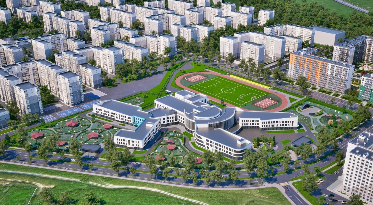 ОЦ «Примула» объединит школу на 1100 мест и детсад на 650 мест
