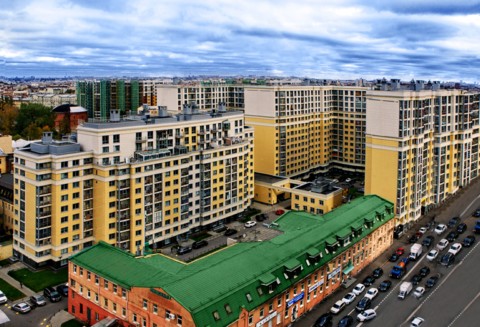 Петербургский жилой комплекс «Галант» был построен с помощью цифрового моделирования и сдан в 2014 году.