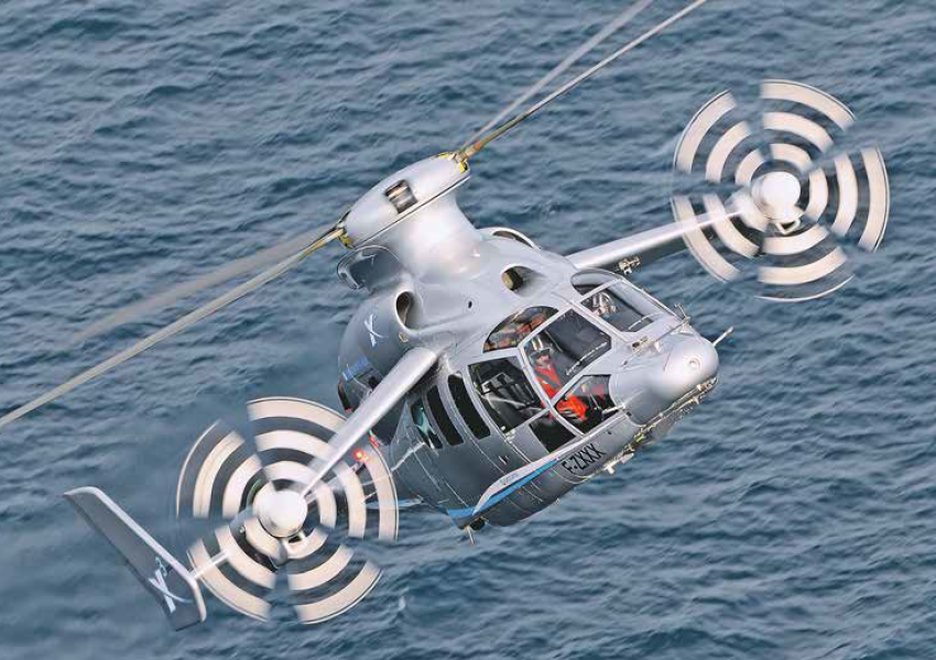 Европейский экспериментальный аппарат Х3 — мировой рекордсмен по скорости среди вертолетов
