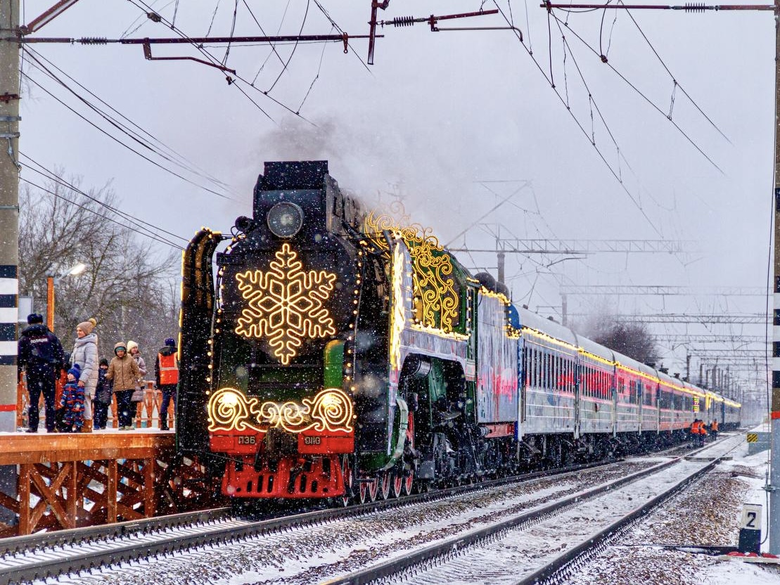 Поезд Деда Мороза посетит 7 городов в границах ГЖД в новом сезоне