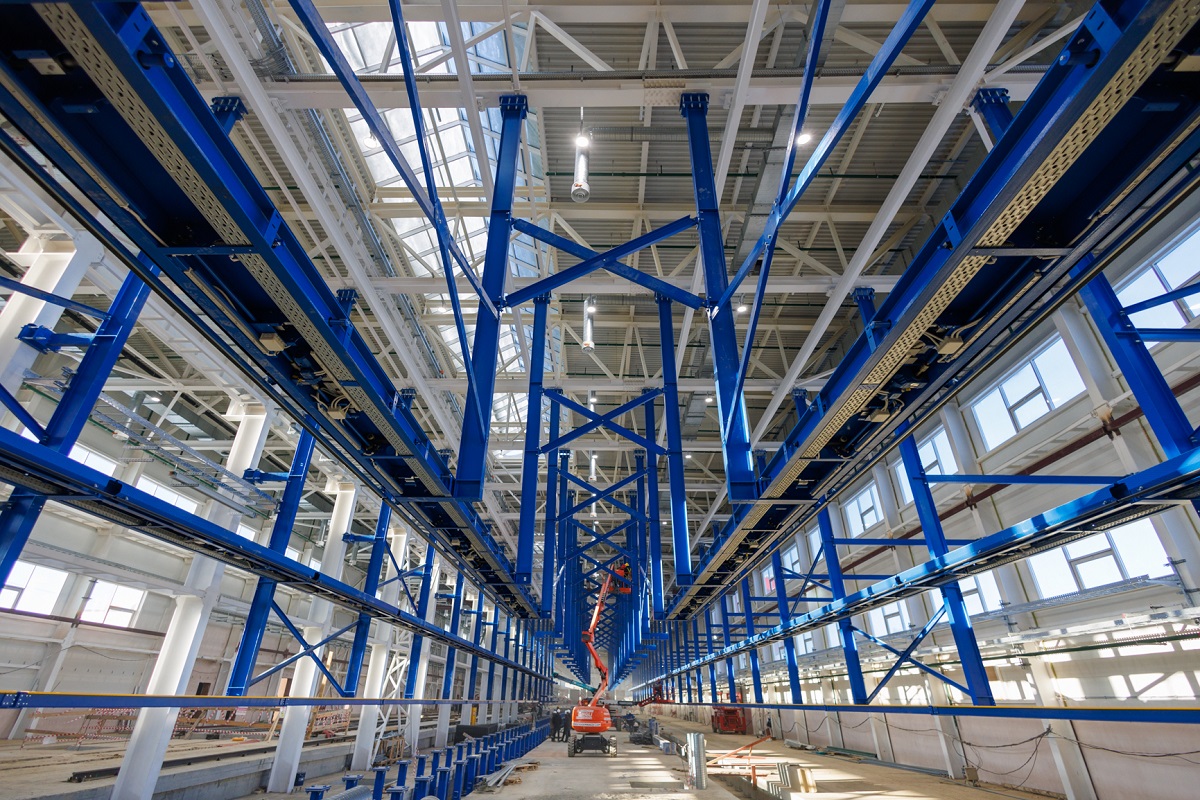 В новом здании завода ВСП завершили заливку фундаментов под оборудование