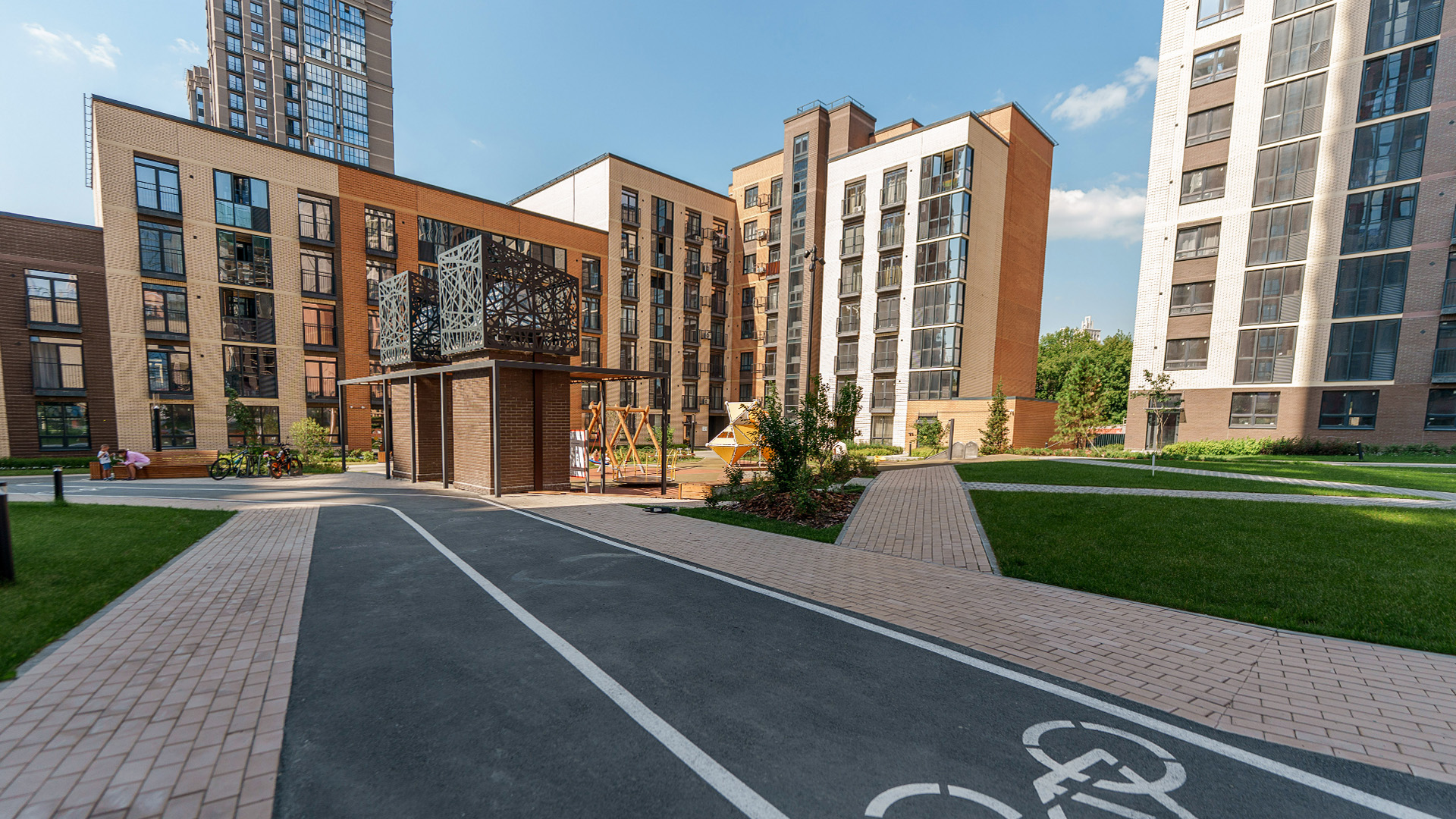 Придомовая территория «Расцветай на Красном» предполагает разные варианты проведения свободного времени