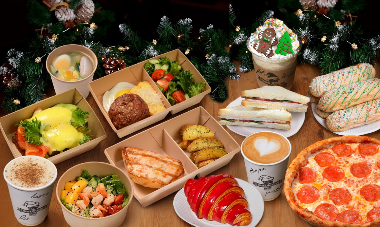 Огромное меню завтраков и обедов, действующее до позднего вечера. А еще — здесь пицца!