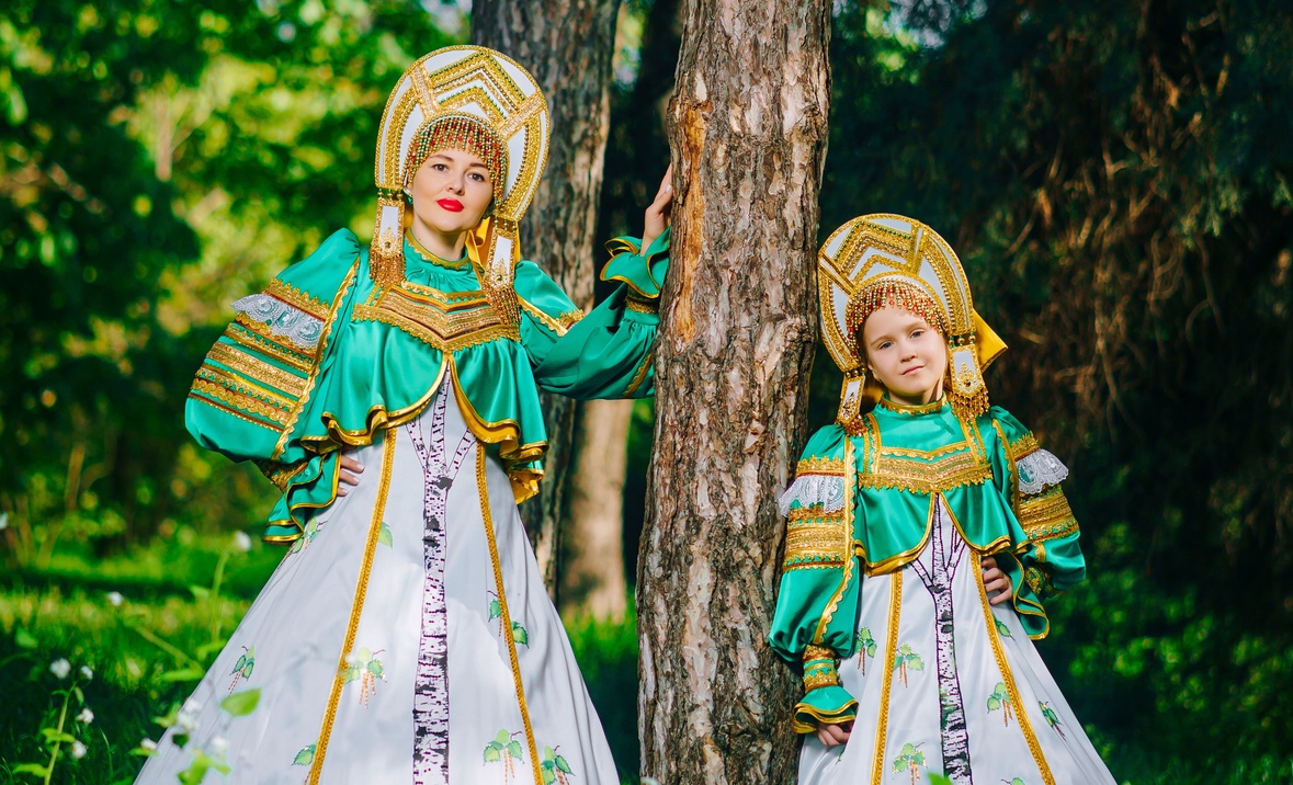 Фото: РБК Юг и Северный Кавказ, Роман Благов. Семья Николенко в костюме «Березка»