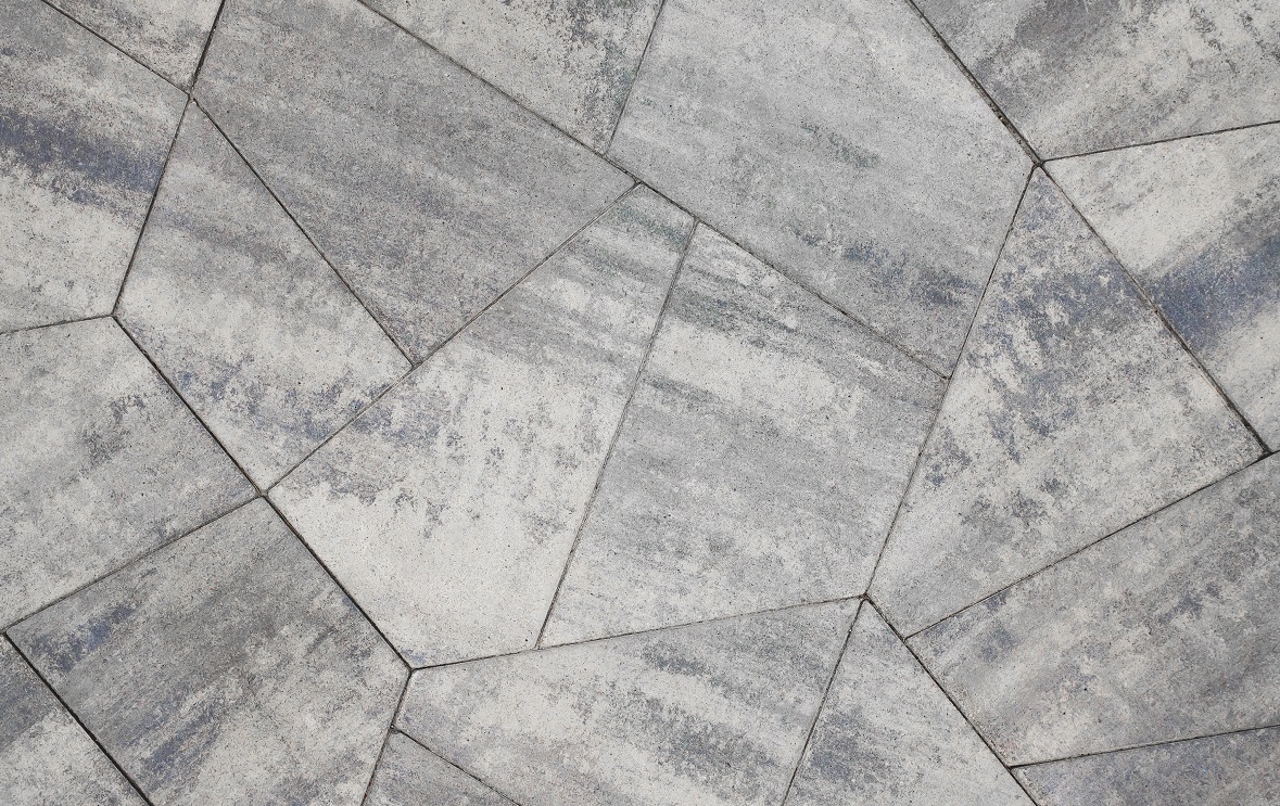 Плитка «Поревит колормикс» в парке Победы в Октябрьском