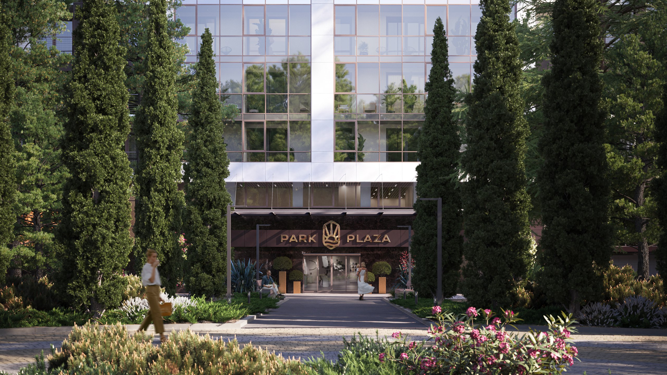 На территории Park Plaza дежурит круглосуточная охрана, к которой при необходимости можно обратиться в любой момент. Фото: Park Plaza