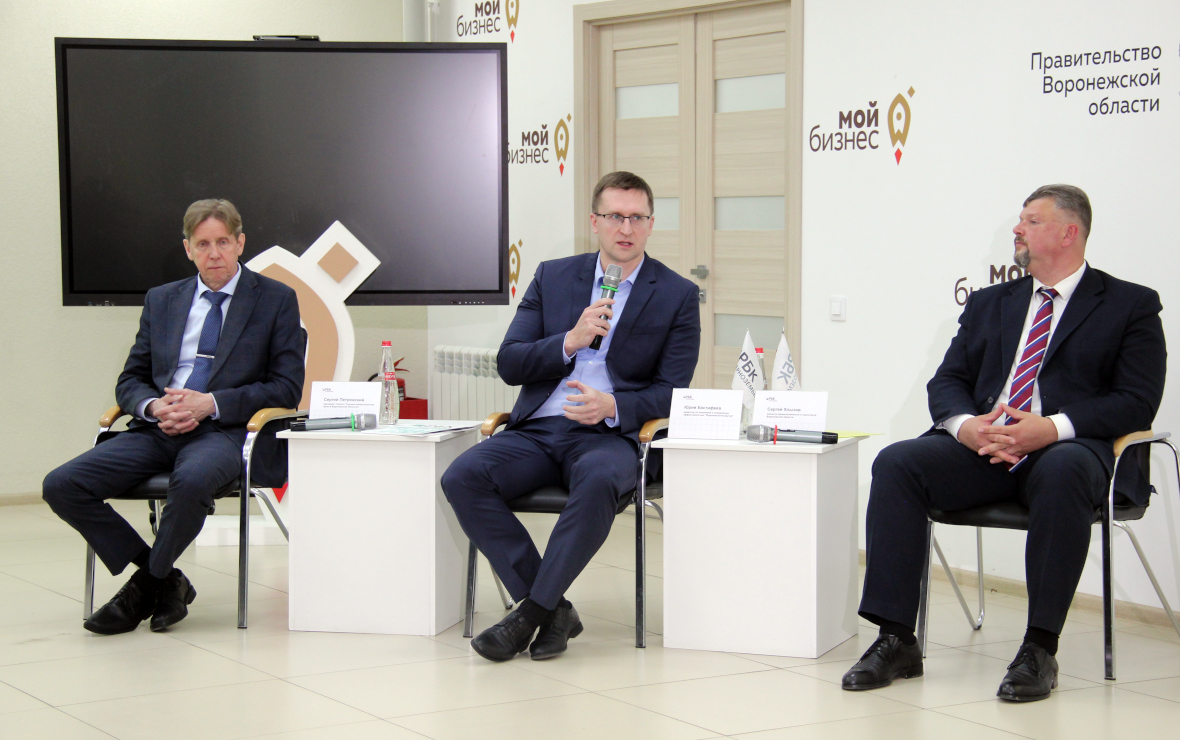 Сергей Петровский, Юрий Евстифеев, Сергей Хлызов (Фото: РБК Черноземье)