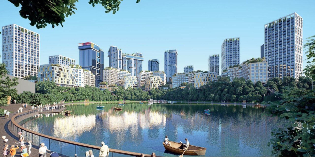 Воду в озере признали пригодной для купания, но из-за значительной глубины водоема (18 м) купаться здесь нельзя