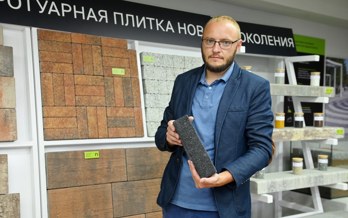 Офис завода тротуарной плитки «Поревит» в Уфе