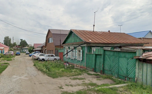 Дома попадающие под снос в Амурском поселке. Фото: maps.google.com