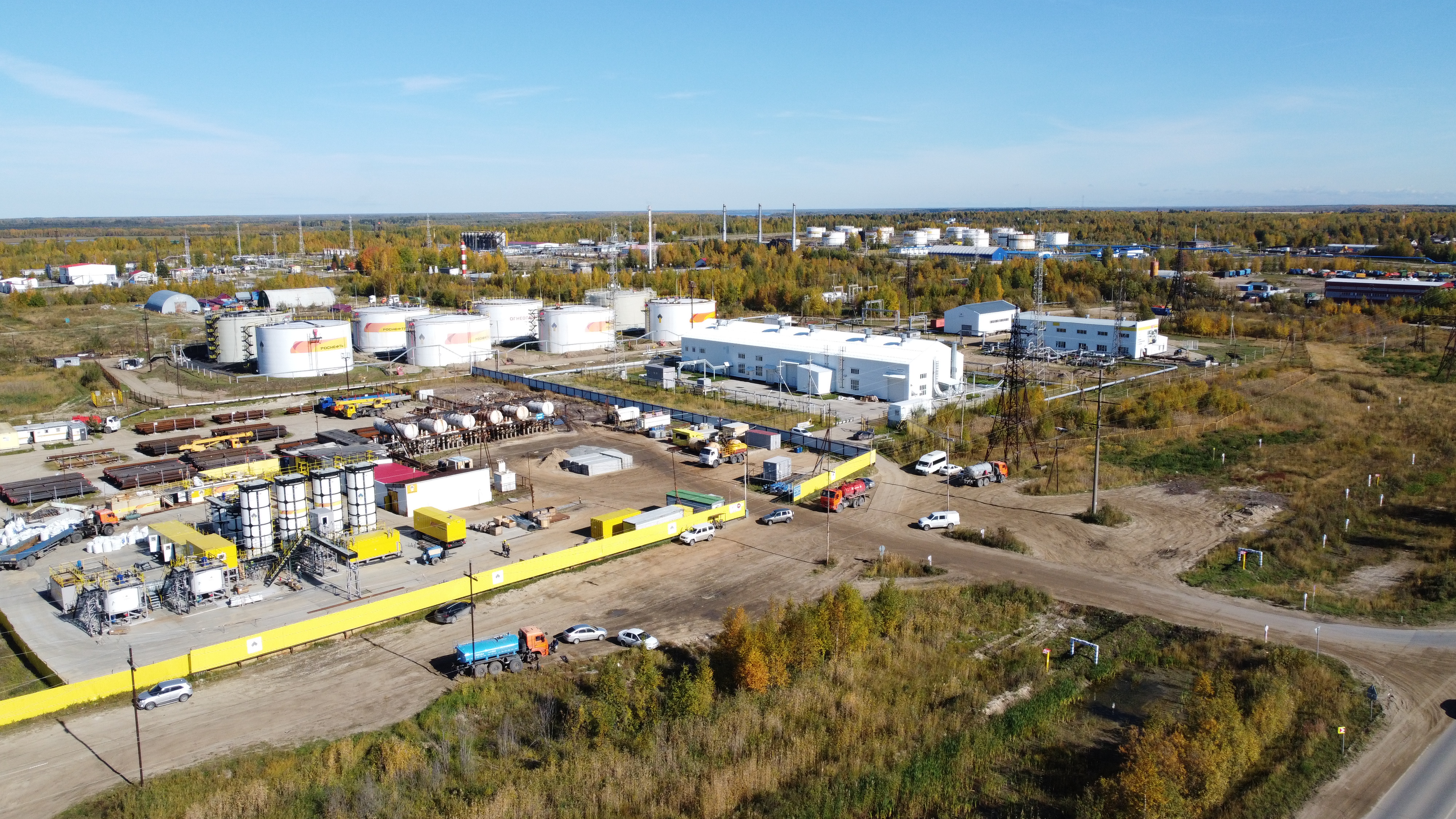 Первый растворно-солевой узел построен на Усть-Балыкском месторождении