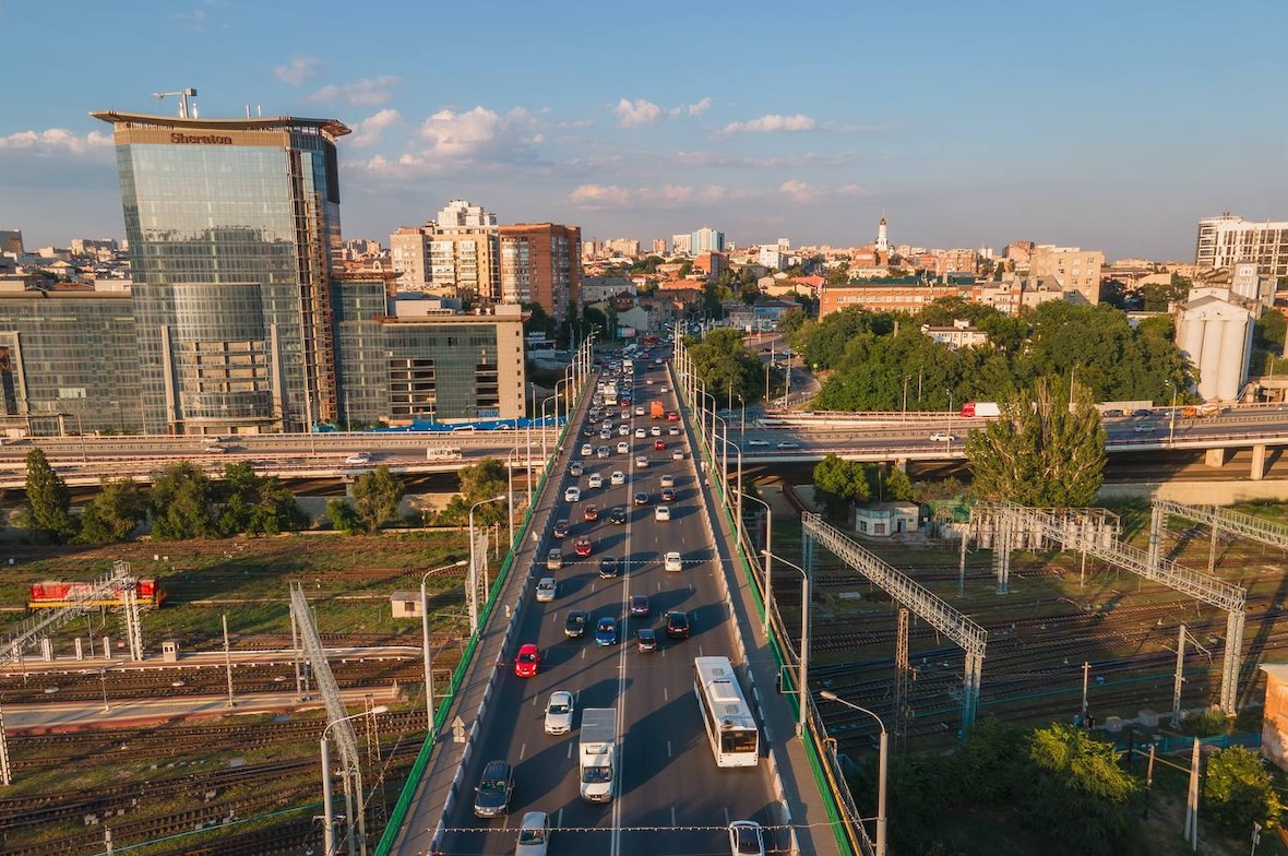 Фото: Денис Демков. Автомобильный путепровод по проспекту Стачки, г.Ростов-на-Дону
